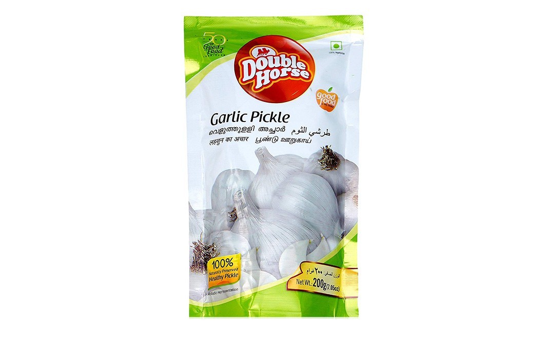 Double Horse Garlic Pickle    Pack  200 grams